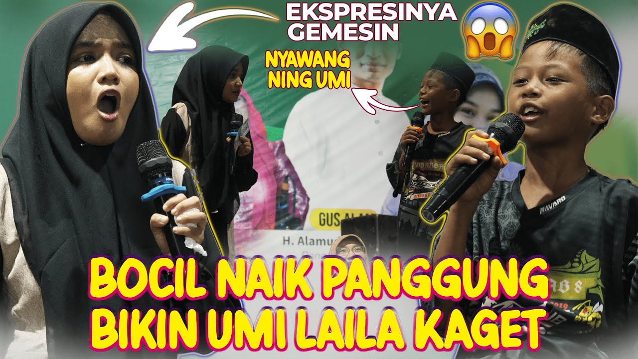 Tak Terduga, Aksi Lucu Bocil Naik Panggung! Umi Laila Kaget dengan Tingkah Uniknya