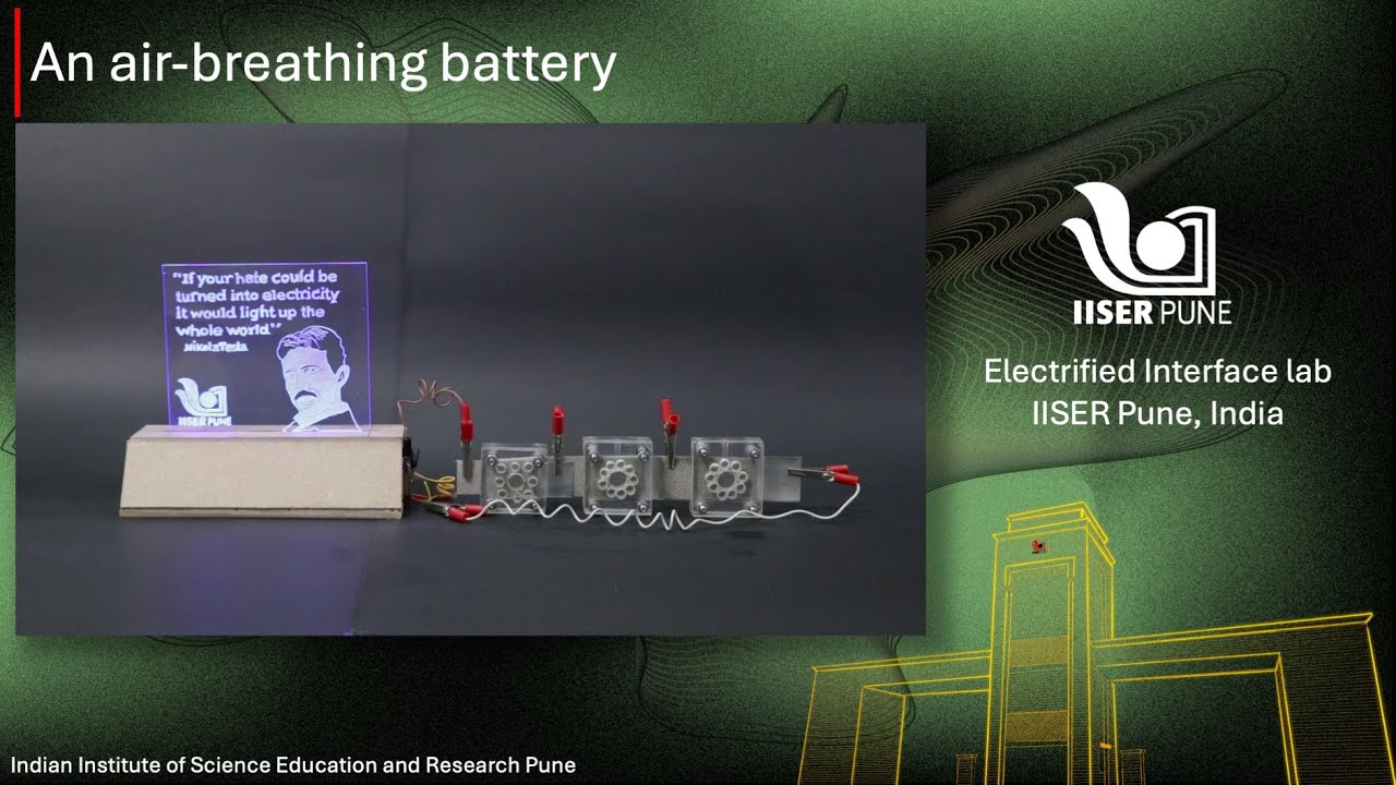 An air-breathing battery  |  IISER Pune- Electrochemistry