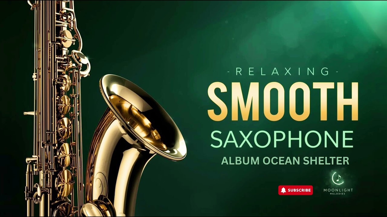 Smooth Saxophone Jazz Ocean Shelter 🌊 | Calming Waves & Coastal Breeze for Relaxation