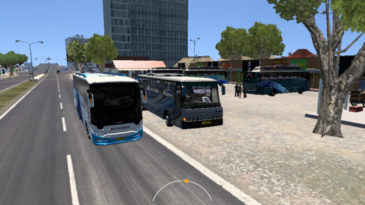 Aku coba main game Bussid versi HD #1