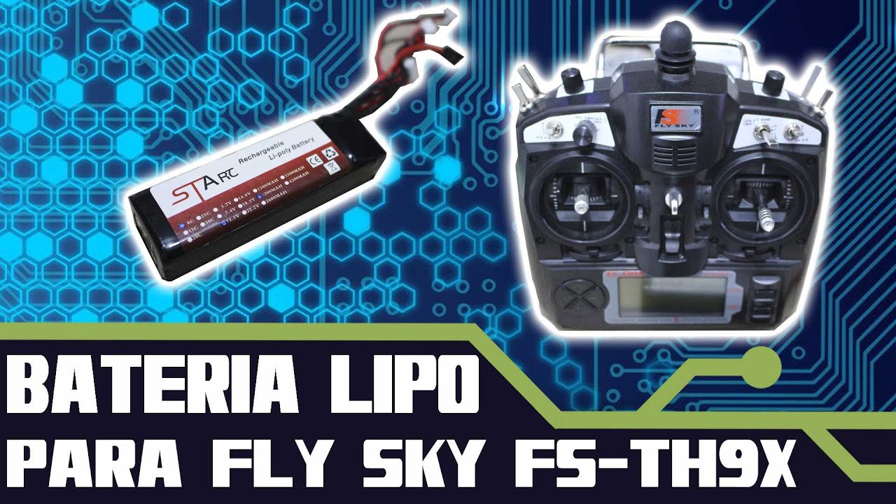 BATERIA LIPO PARA O RÁDIO FLY SKY FS-TH9X