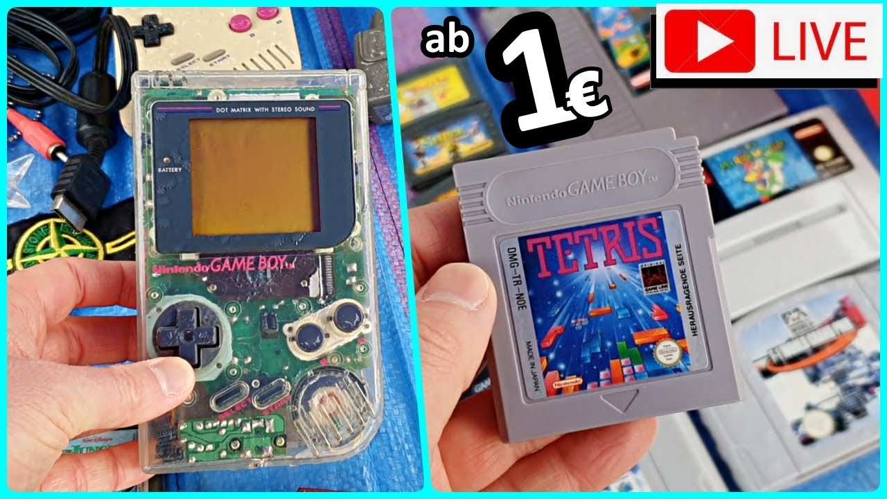 1€ für SEALED Retro Games! / LIVE Flohmarkt mit Retro Games geht los / Preiseinblendung für Resell