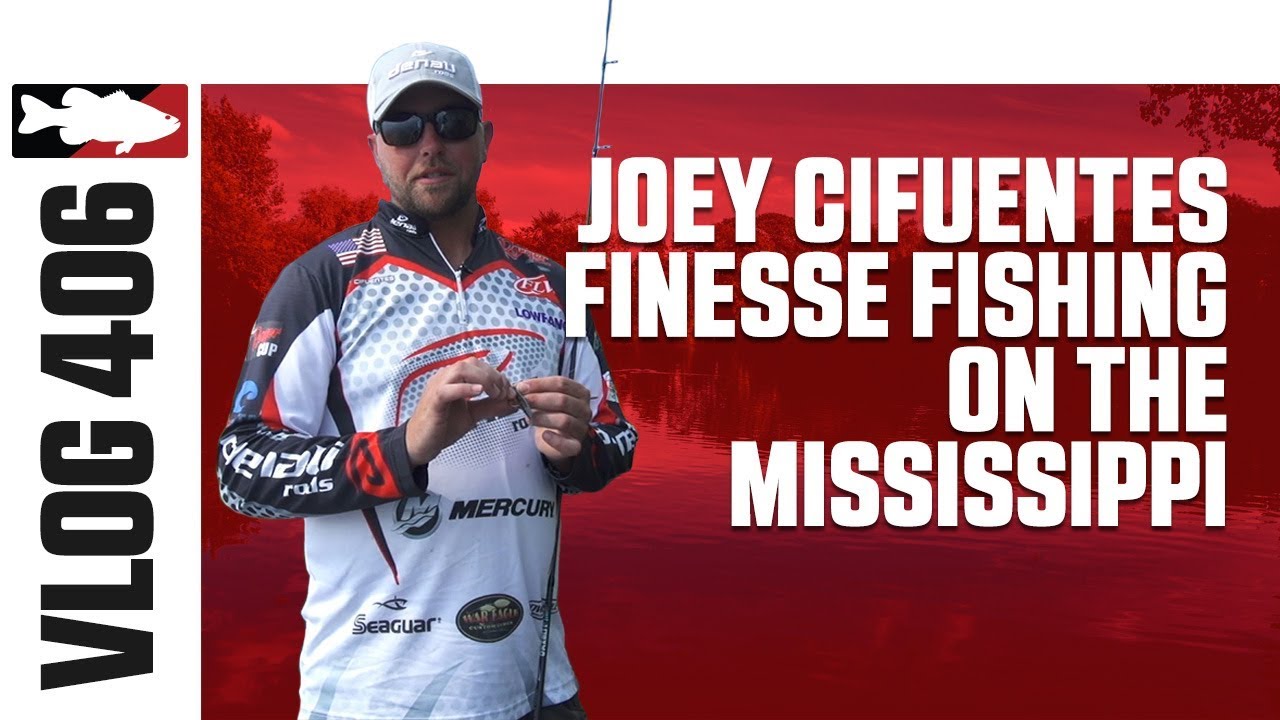 Joey Cifuentes Finesse Fishing on the Mississippi - TW VLOG #406