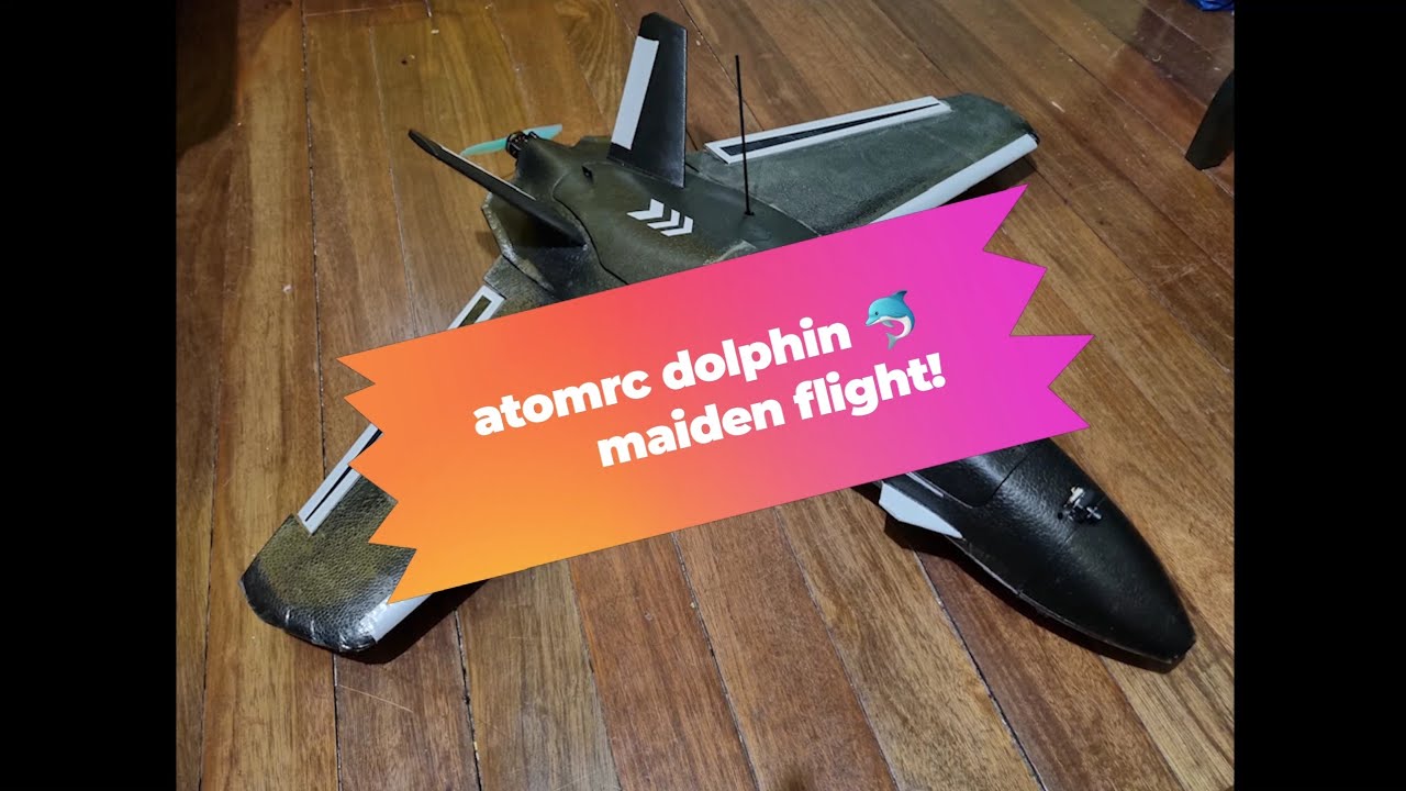 First flight in 2023! AtomRC Dolphin maiden flight!