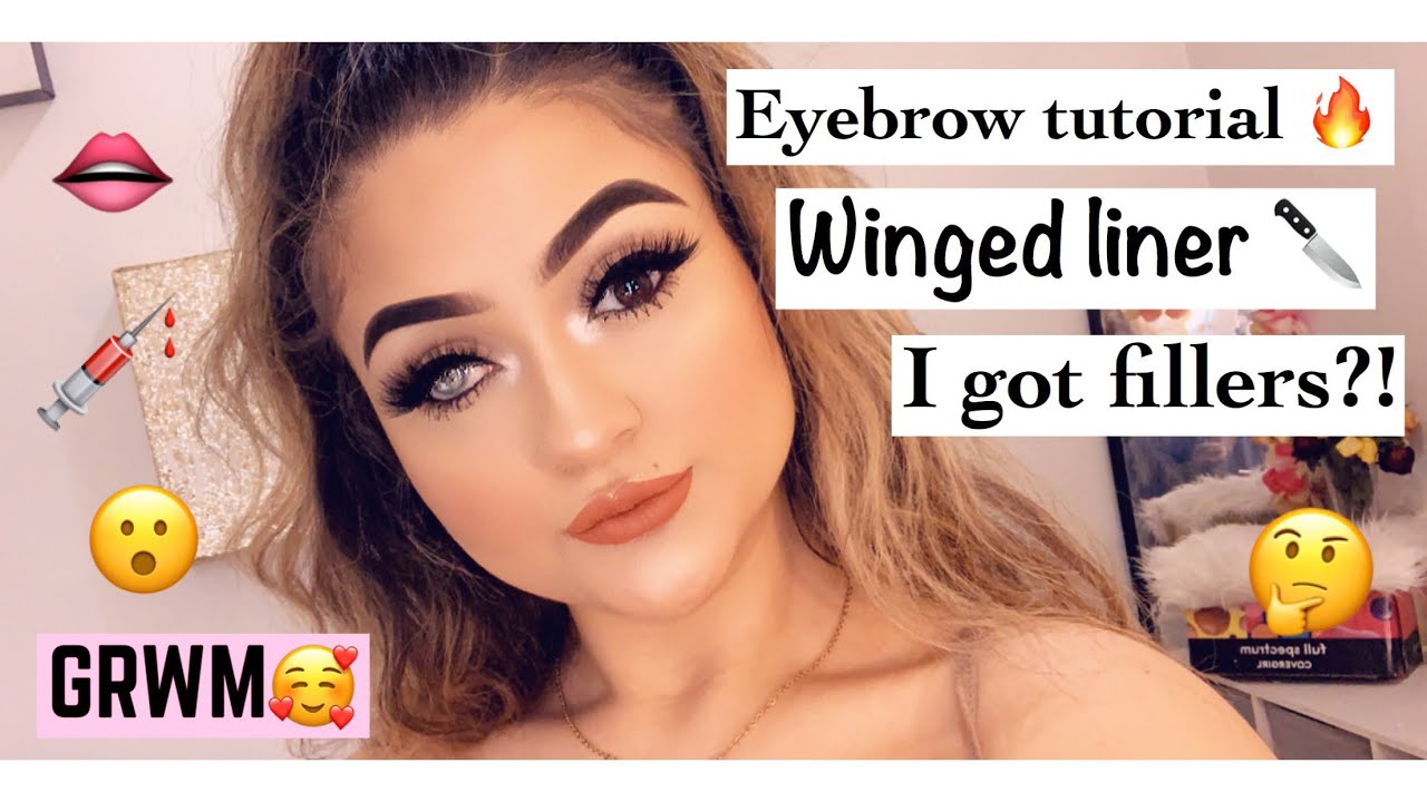In depth EYEBROW + WINGED LINER tutorial
