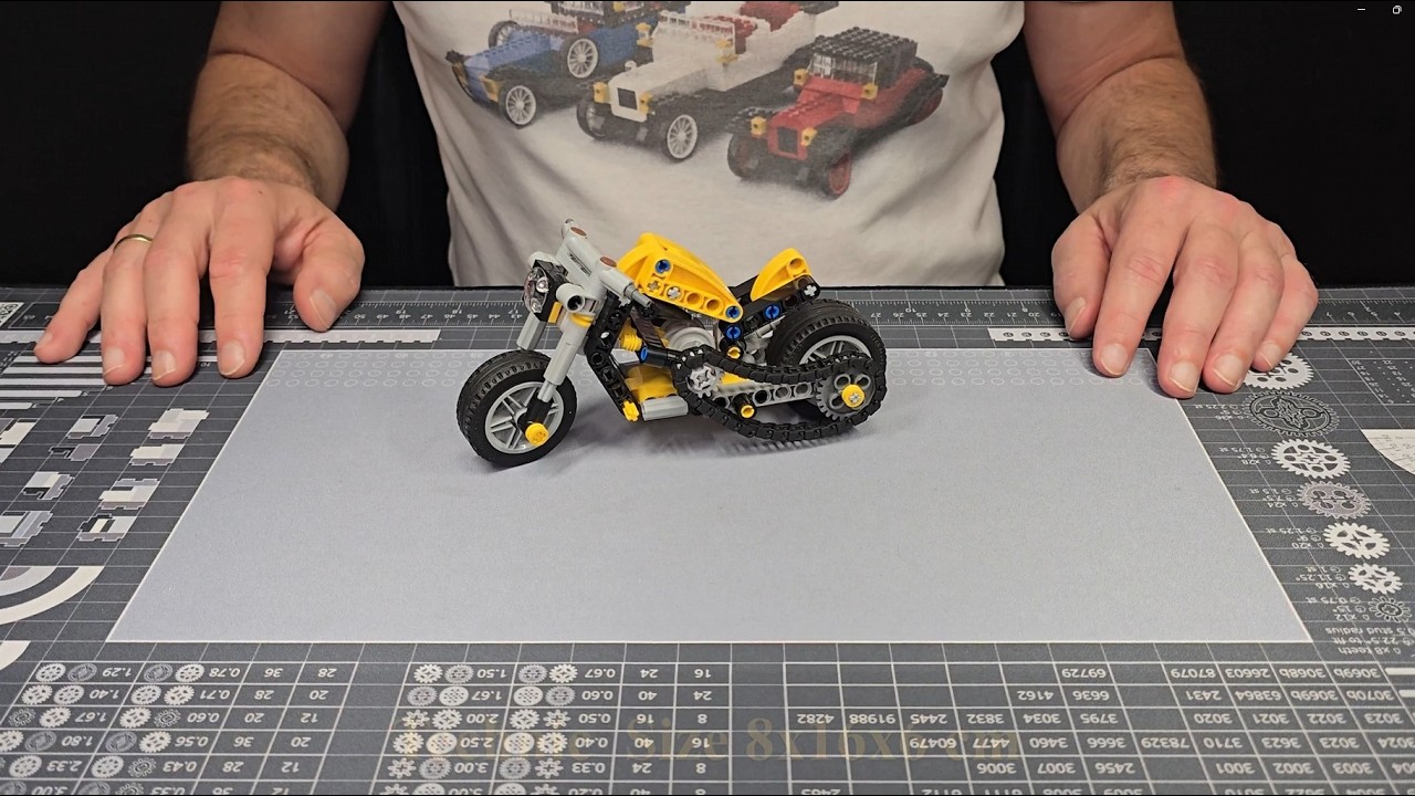 Lego 42225 Желтый мотоцикл в сборе
