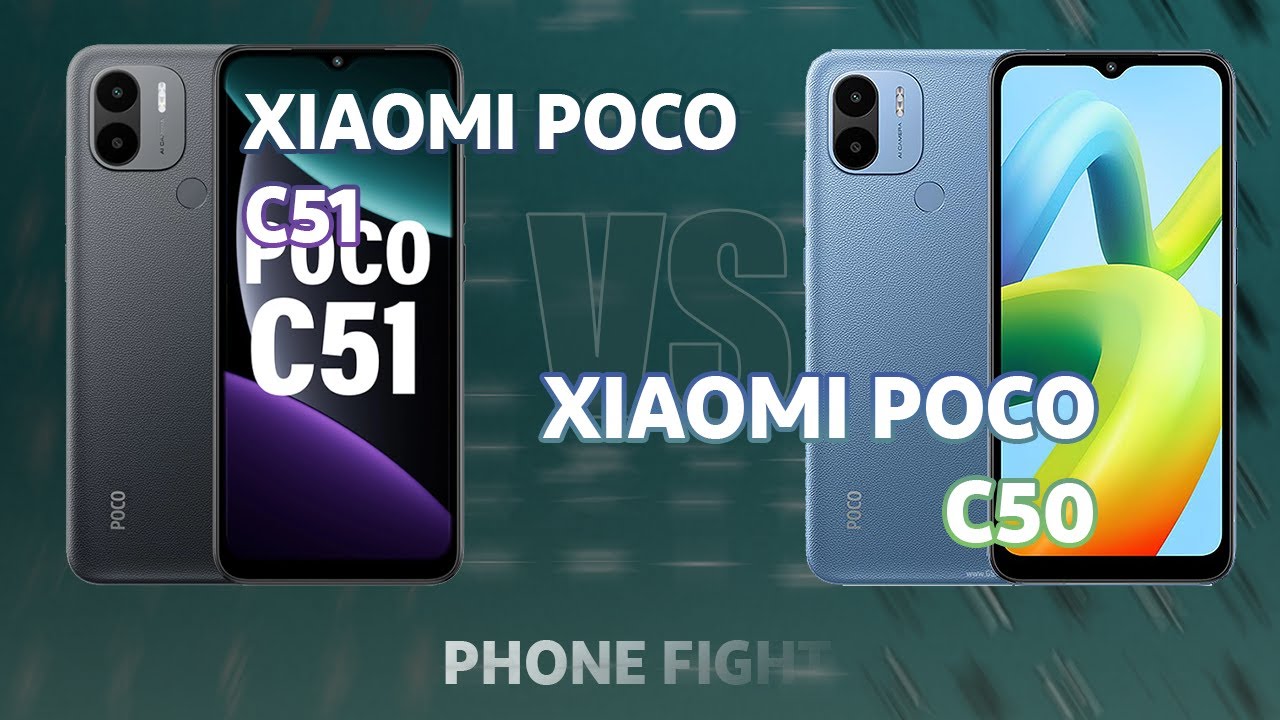 XIAOMI POCO C51 VS XIAOMI POCO C50 | Full Comparison