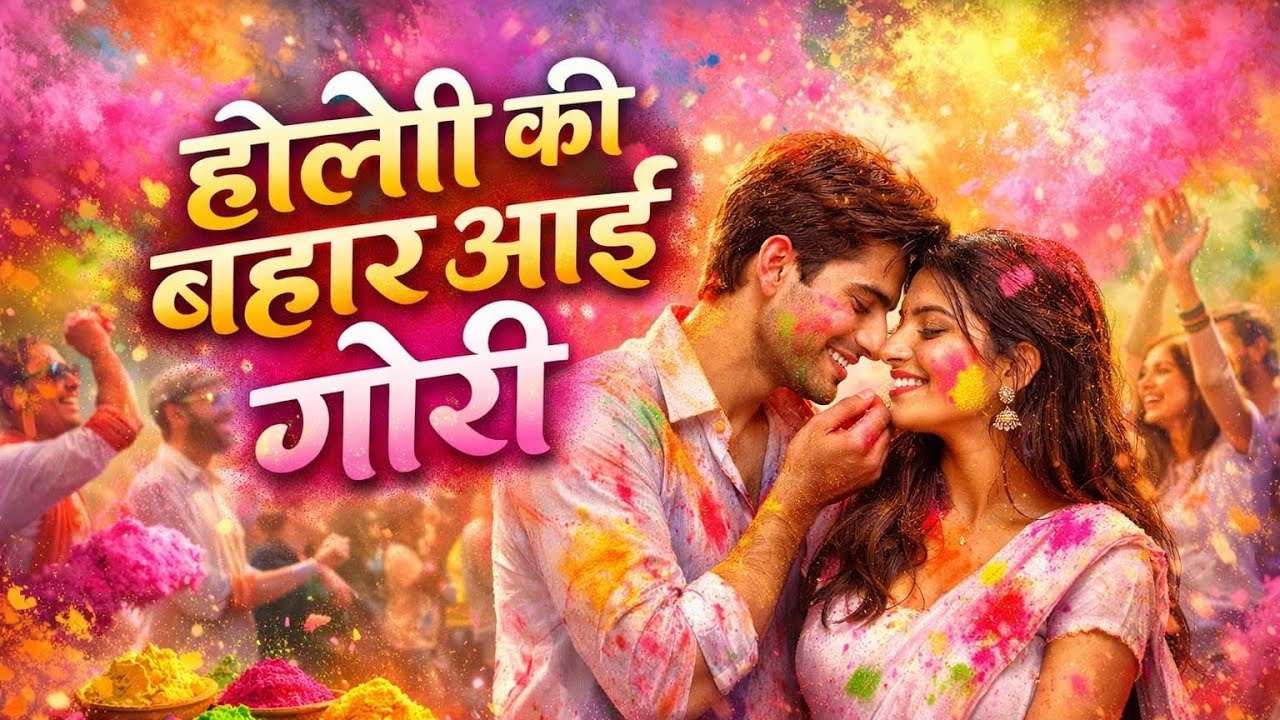 होली की बहार आई गोरी | Romantic Holi Song 2026 | New Holi Special Love Song 💖🌈