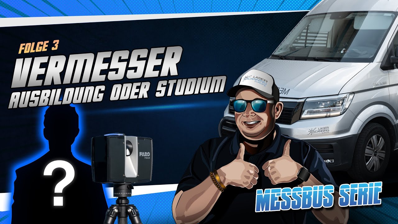 Wie wird man ein Vermesser? Ausbildung vs. Studium - Messbus Folge 3