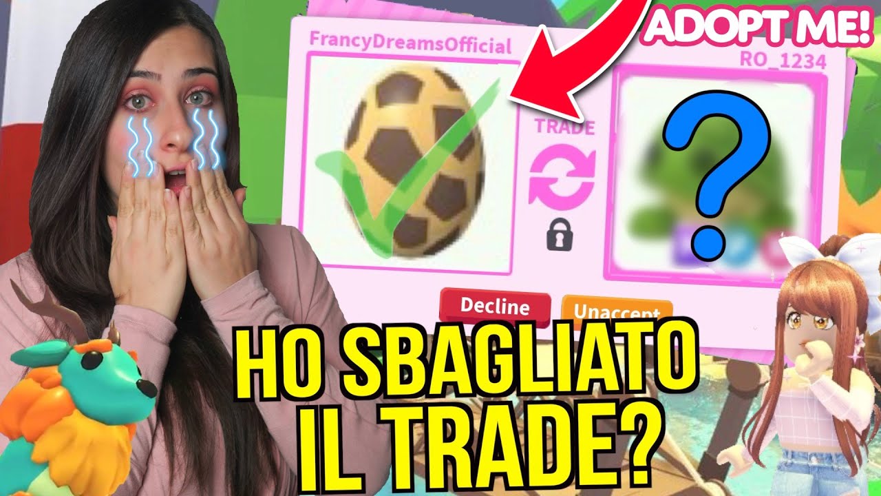 SCAMBIO il SAFARI EGG ma ho SBAGLIATO il TRADE? 🥺  Roblox ADOPT ME ITA By FrancyDreams