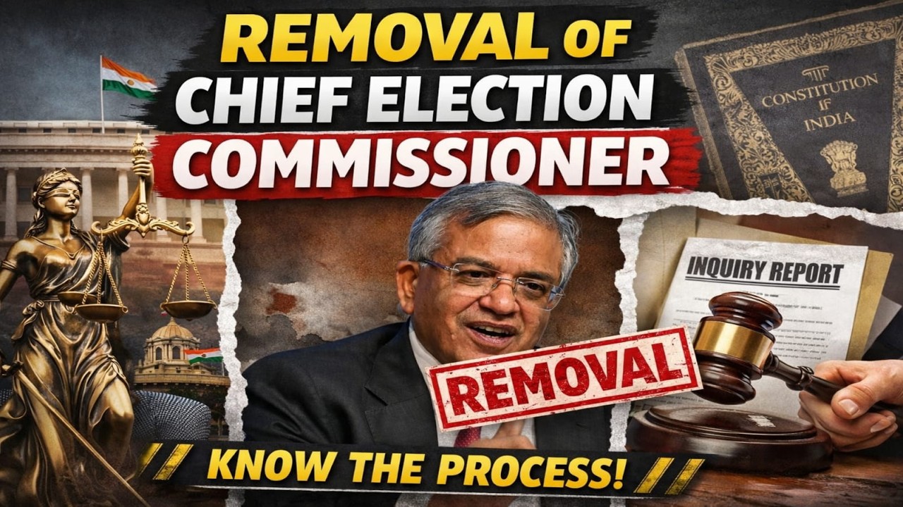 🎯 🔥 How to Remove Chief Election Commissioner? | Article 324 Explained | UPSC Polity 🔥⚖️ #UPSC