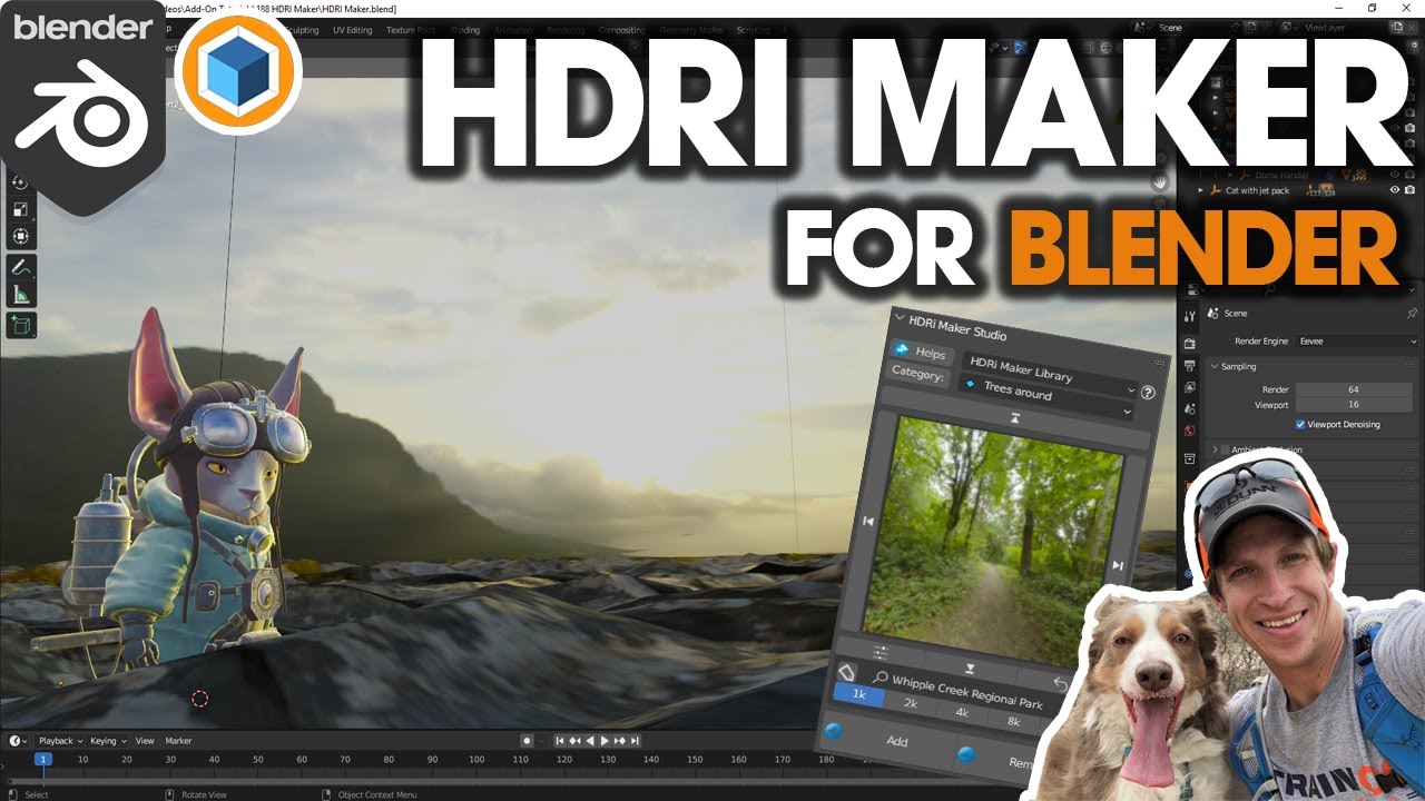 УДИВИТЕЛЬНЫЙ инструмент HDRI для Blender - HDRI MAKER!