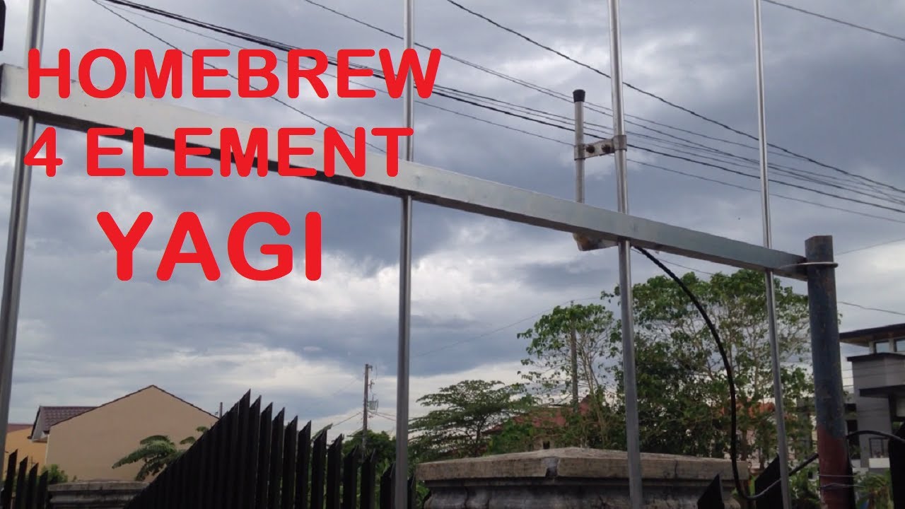 Wala pang P500 ang nagastos ko sa homebrew 4 element yagi