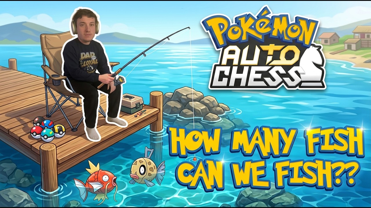 Pokemon Auto Chess! Gone Fishin'! How many fish can we fish??