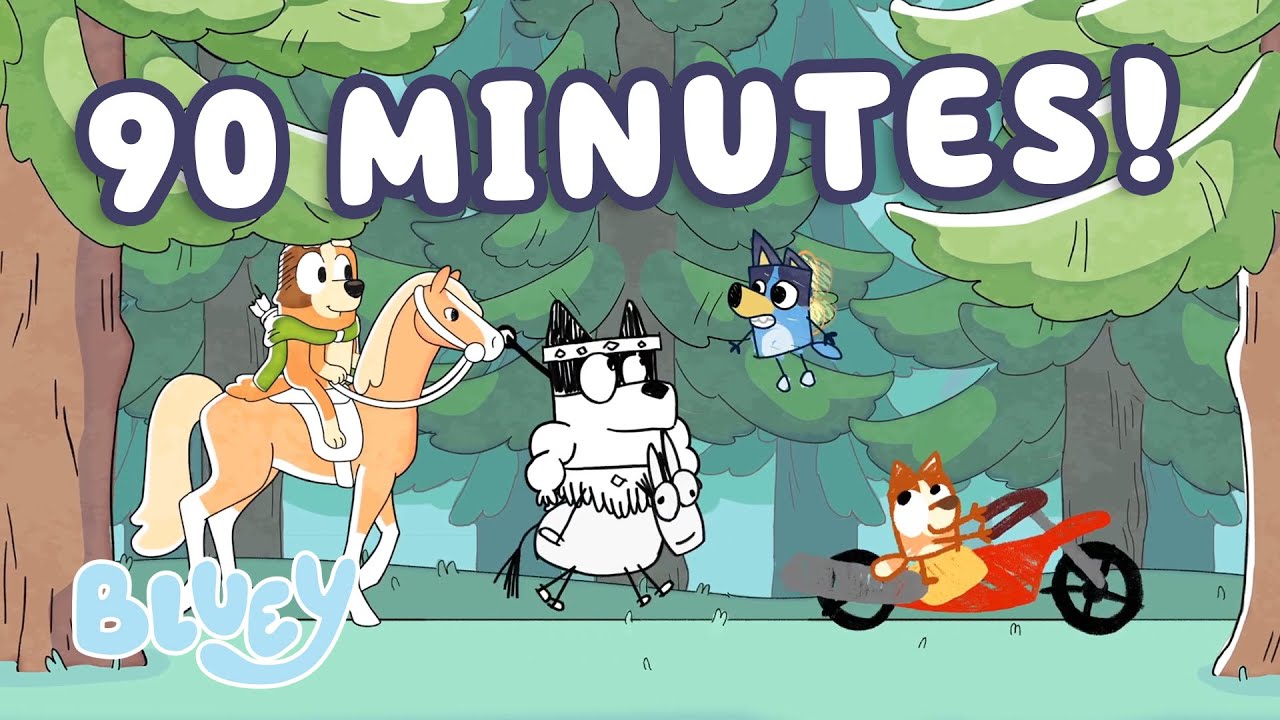 🔴LIVE: Big Days Out with Bluey! ✨ 💙 | 90 MINUTES | Summer Games and Activities | Bluey