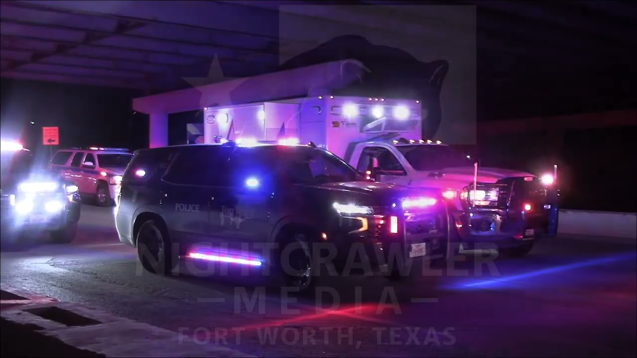 02-06-2026 Fort Worth, TX  - Female seriously injured in firey crash with barrier