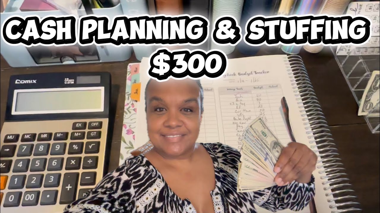 Cash Planning and Cash Envelope Stuffing $300 - Shopping - Ride Along 