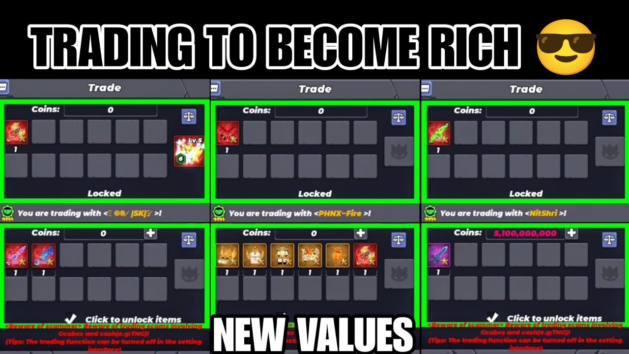 TRADING RARES AND MVPS TO BECOME RICH FASTER IN SKYBLOCK BLOCKMAN GO