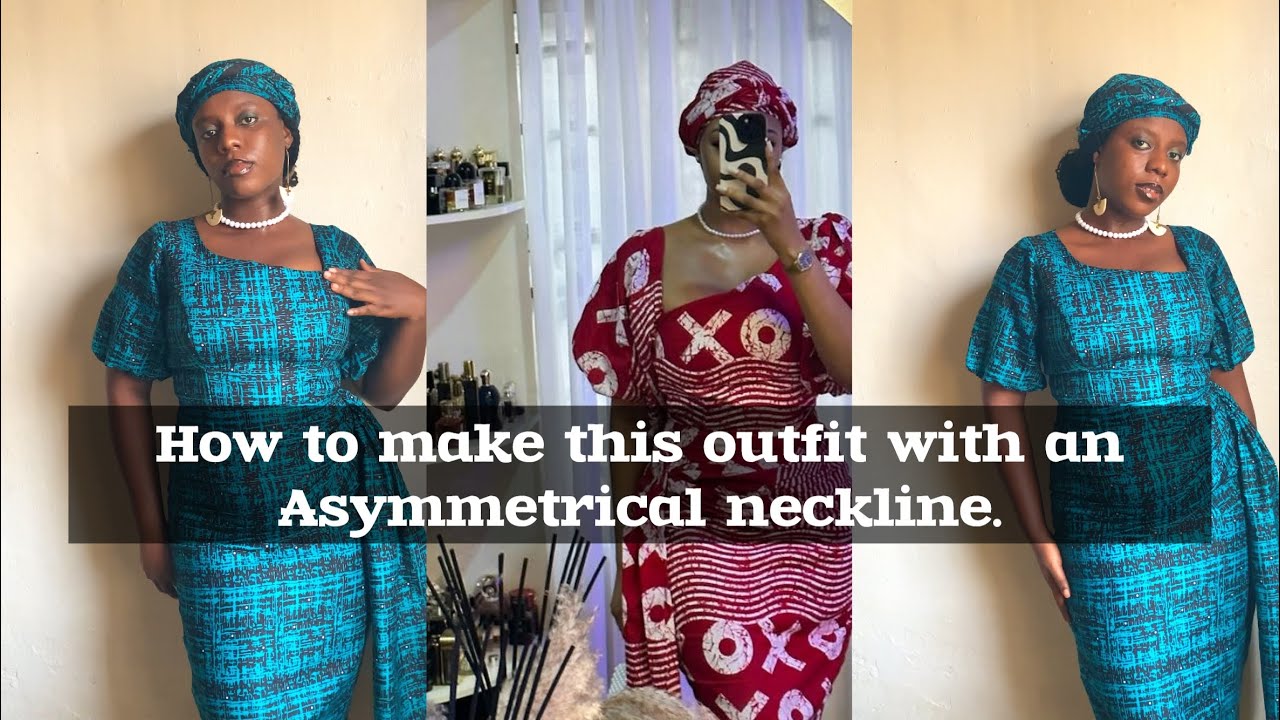 How to cut and sew this trendy dress with an Asymmetrical Neckline and Princess Dart Bustier. Easy!