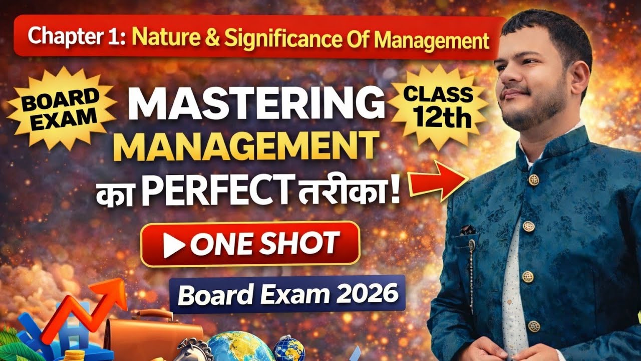 Nature & significance of management/ class 12/ BST Chapter 1 /One shot/ #motivation#education