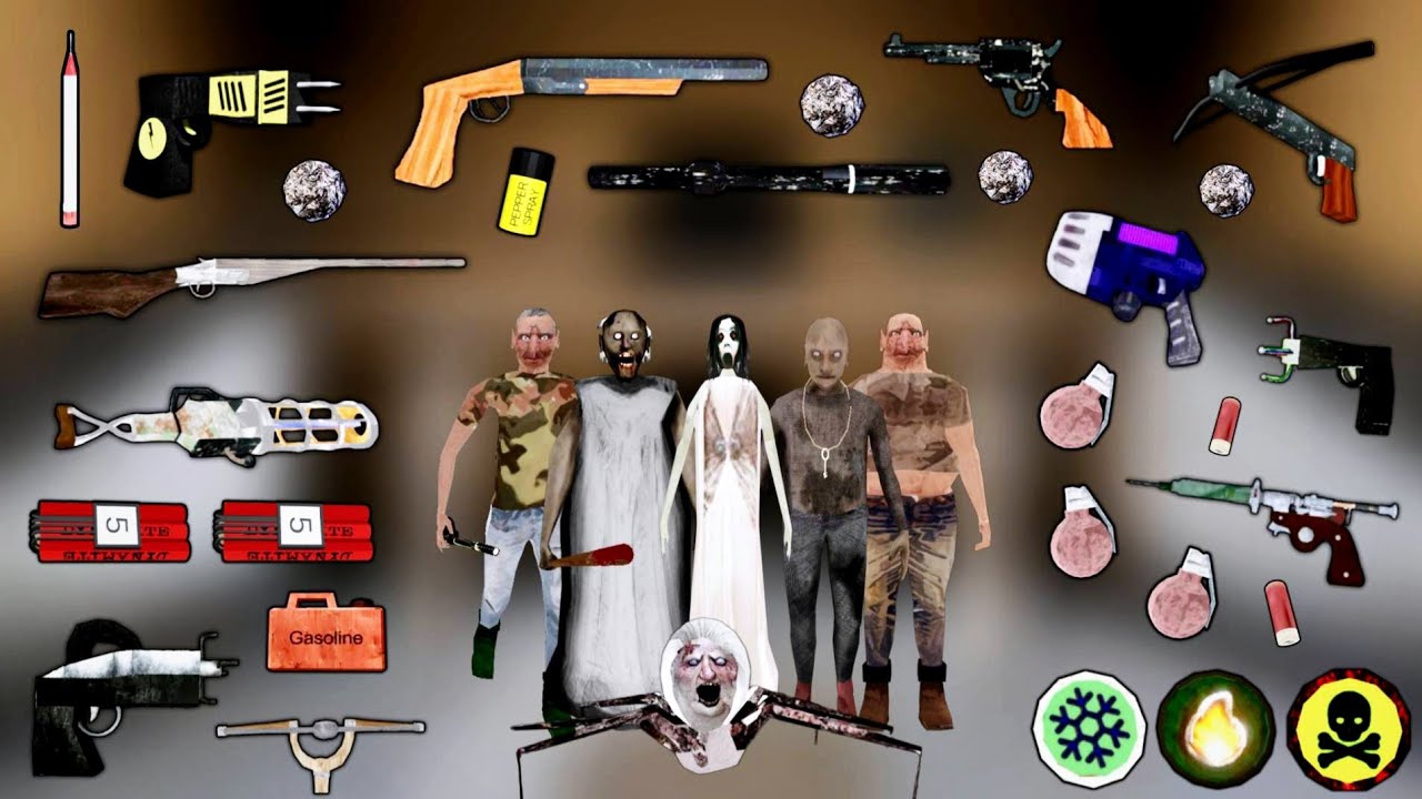 The Twins Weapon Room Unlimited Weapons Vs The Twins Family With Granny Family And Spider Mom