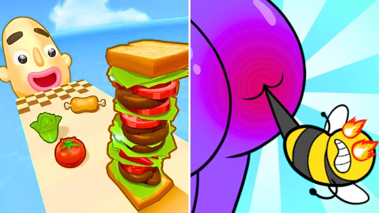 Help Me Tricky Puzzle and Story VS Sandwich Runner — iOS Android Gameplay