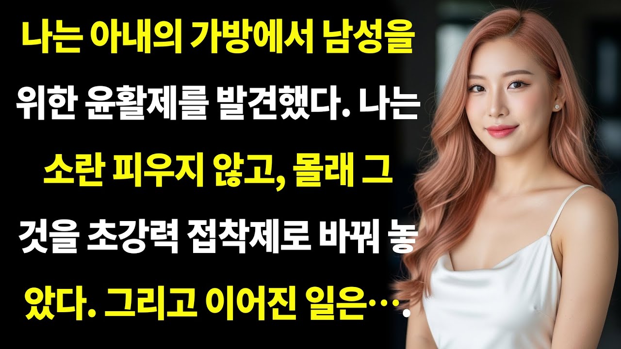 아내의 가방에서 낯선 콘돔을 발견했다 – 나는 초강력 접착제로 역공을 준비했다. 그러나 그 후에 벌어진 일은 모두를 후회하게 만들었다
