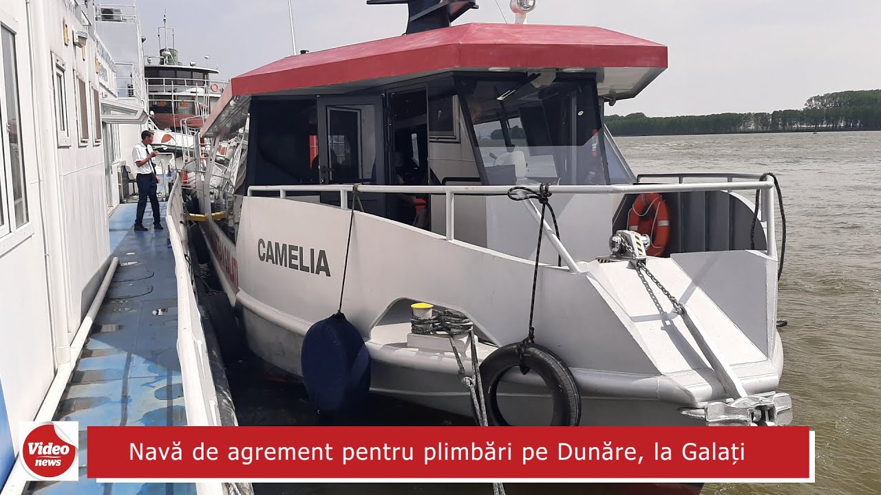 Super! Navă de agrement pentru plimbări pe Dunăre, la Galați!