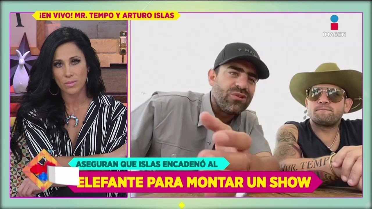¡Arturo Islas EXPLOTA contra dueños del elefante 'Big Boy' y NIEGA haber encadenado a elefante!