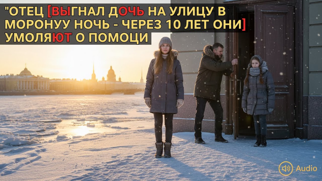 Отец выгнал 17-летнюю дочь в мороз – через 10 лет они молят о помощи, но она отказывает.