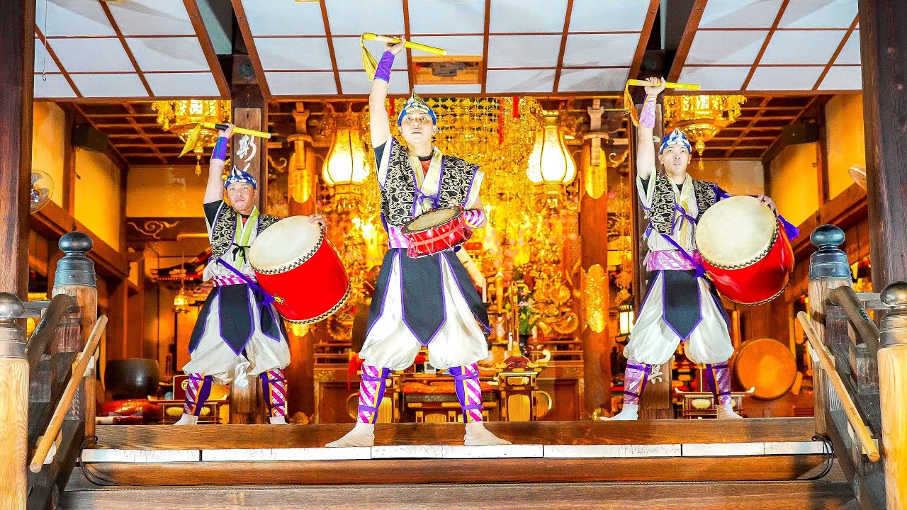 [4K] 創作芸団レキオス　泉州YOSAKOIゑぇじゃないか祭り 2024 前夜祭 (中央)