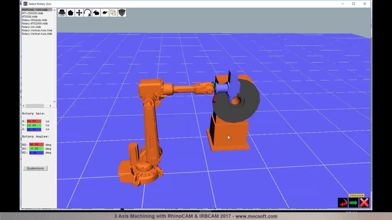 RhinoCAM & IRBCAM 2017: Robot Machining in 3 Axis