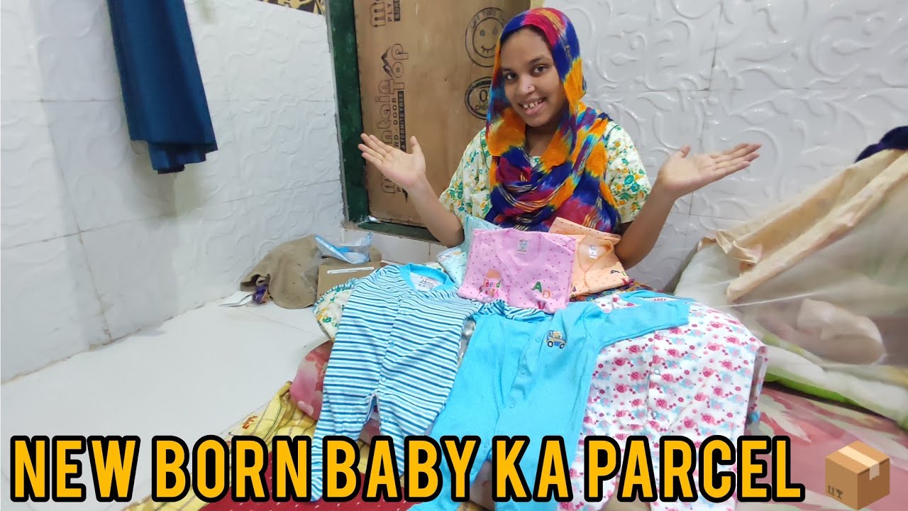 new born baby ke liye aaya parcel ❤️ kya Naam rakhe 🤔 bacchon mein vasim ke ud gai nind 🤣