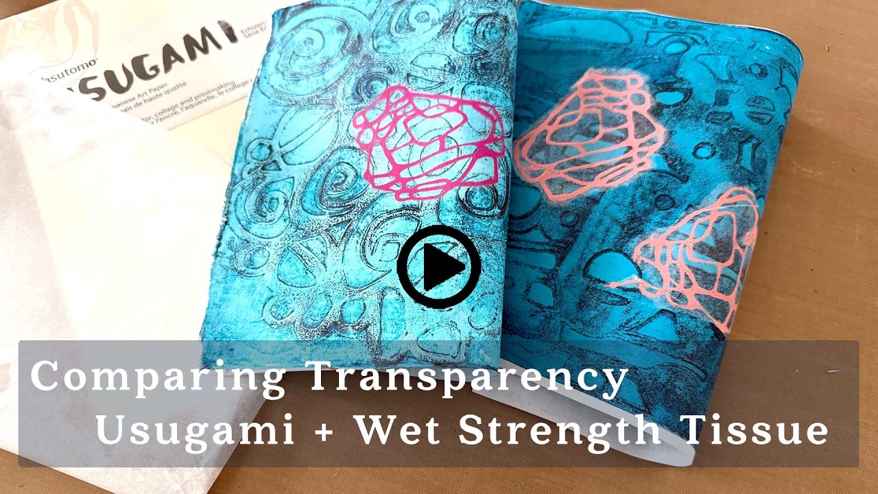 Transparency Comparison: Usugami Paper v Wet Strength Tissue