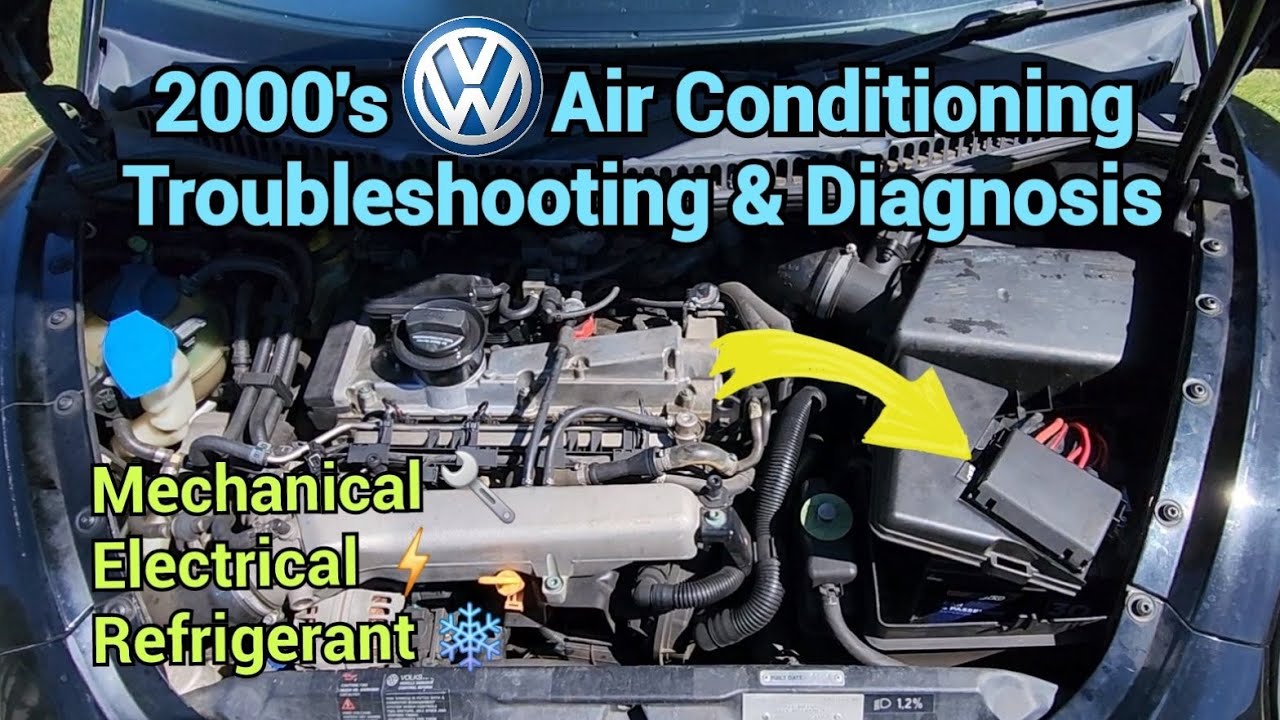 VW Air Conditioning Not Working? | How to Fix Volkswagen A/C & Diagnosis (2002 new beetle)
