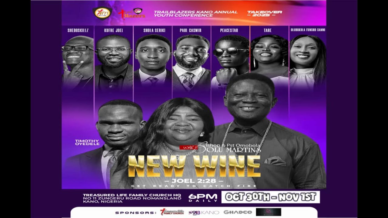 ANNUAL YOUTH CONFERENCE TAKEOVER 2025 | NEW WINE DAY 1