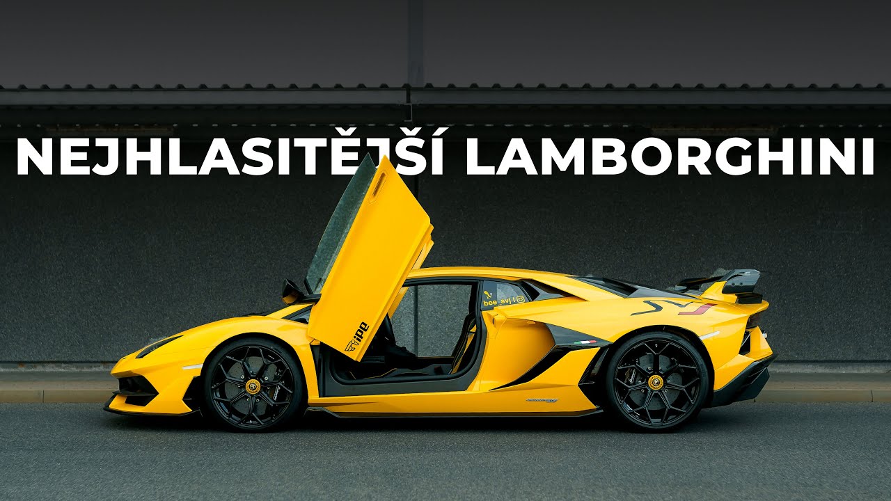 LAMBORGHINI AVENTADOR SVJ @bee_svj  | Ultimátní zvuk V12!