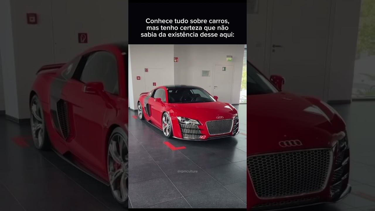 Audi R8 V12 TDI Concept! ☠️ #audi #r8 #v12 #diesel #curiosidades #carros #gearhead #viral #shorts