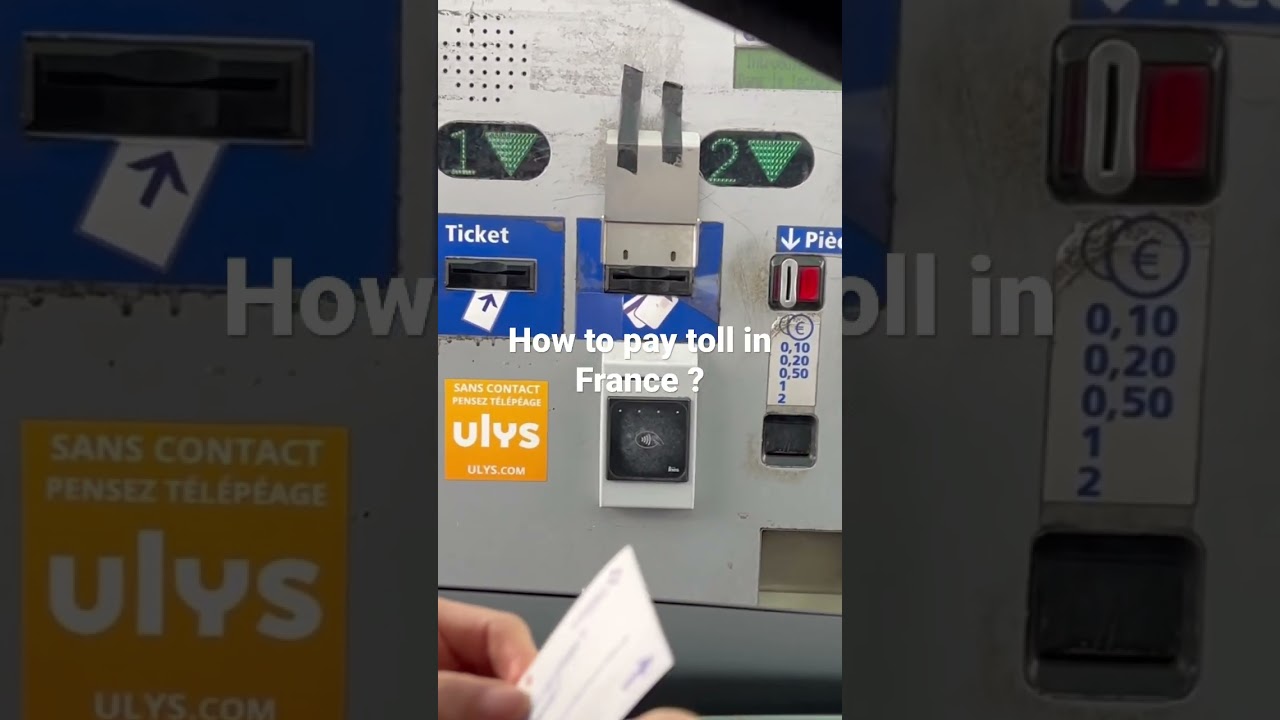 How to pay toll in France ? Ok
