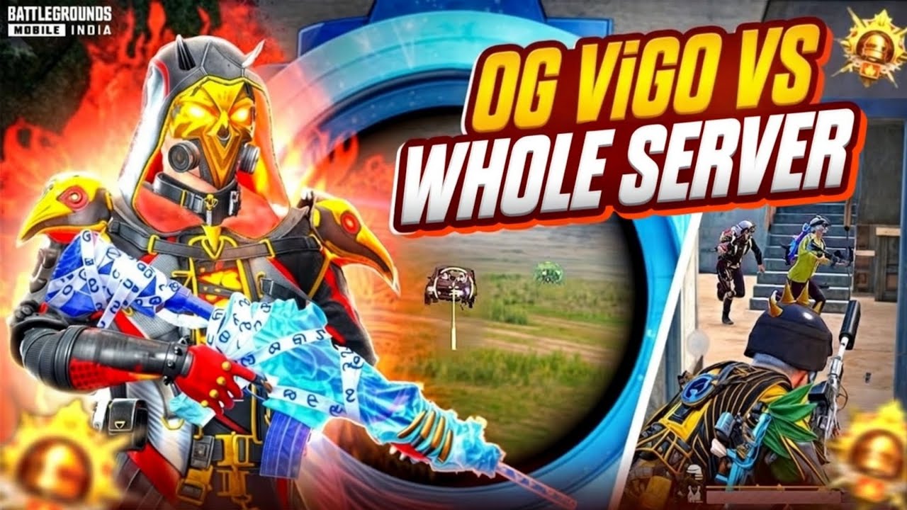 🤯 OG ViGO VS Whole Server | BGMI | PUBG | OG ViGO