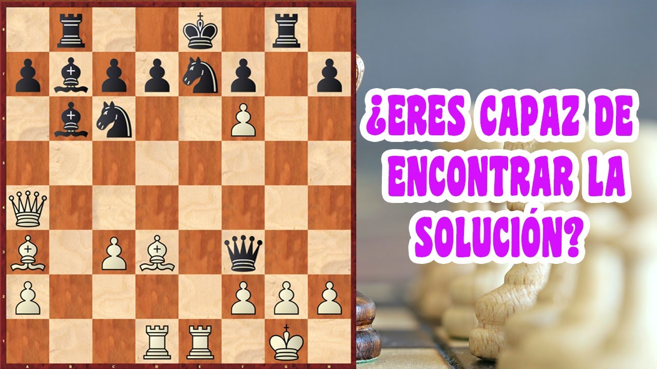 ≫ INCREÍBLE PROBLEMA de AJEDREZ - ¿Puedes ganar con blancas?
