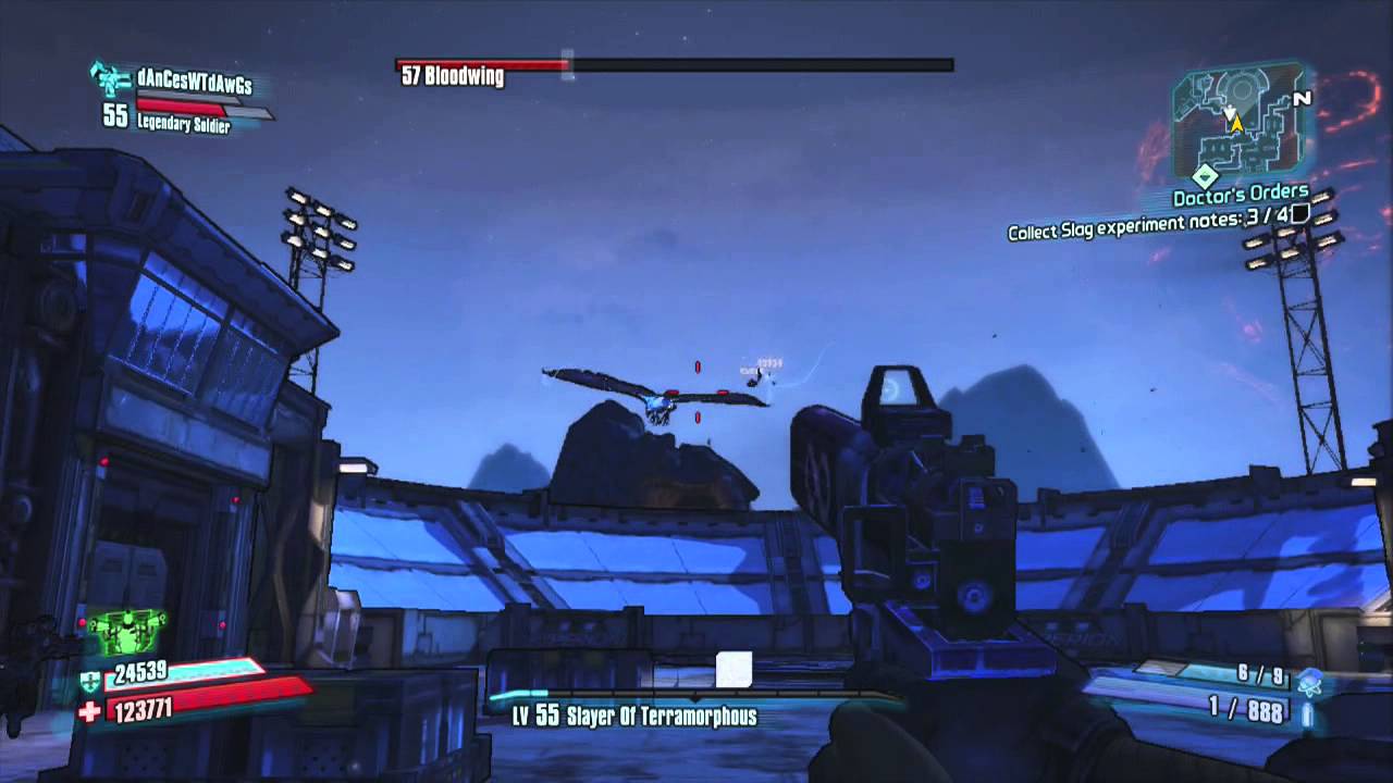 Borderlands 2 killing bloodwing  UVHM mode