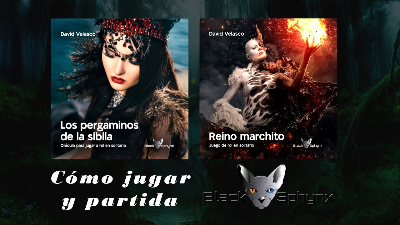 BLACK SPHYNX: Los pergaminos de la Sibila y Reino Marchito (cómo jugar y partida de ejemplo)