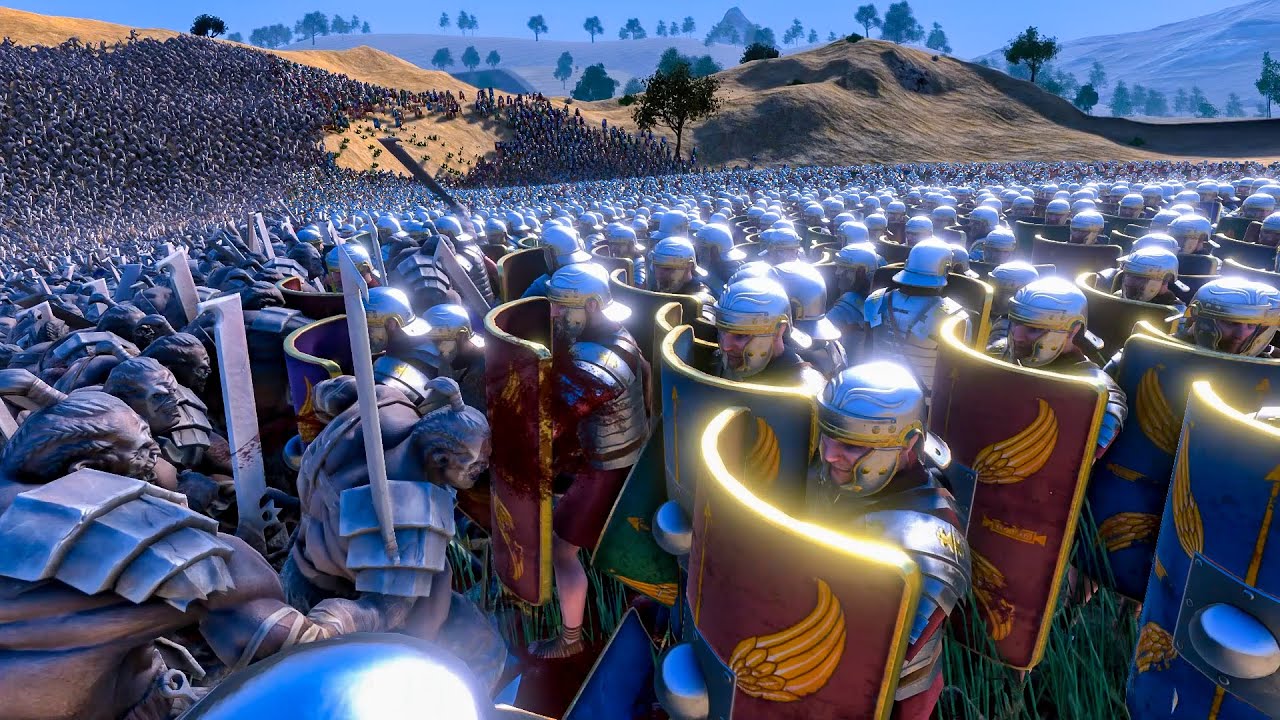 UEBS 2022 - 16 000 Romans VS 15 000 Orcs - Ultimate Epic Battle Simulator 2 - UEBS 2