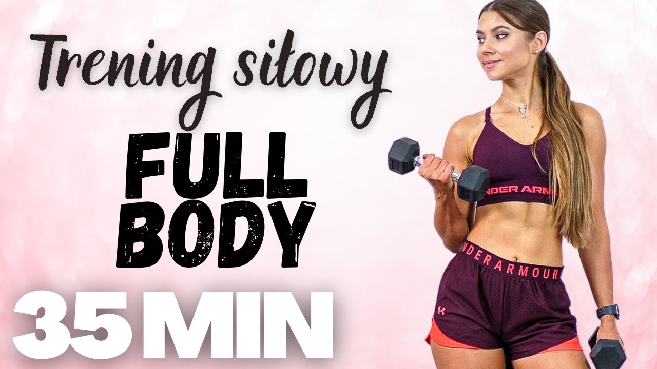 TRENING SIŁOWY CAŁEGO CIAŁA🏋️‍♀️ FULL BODY WORKOUT Z HANTLAMI