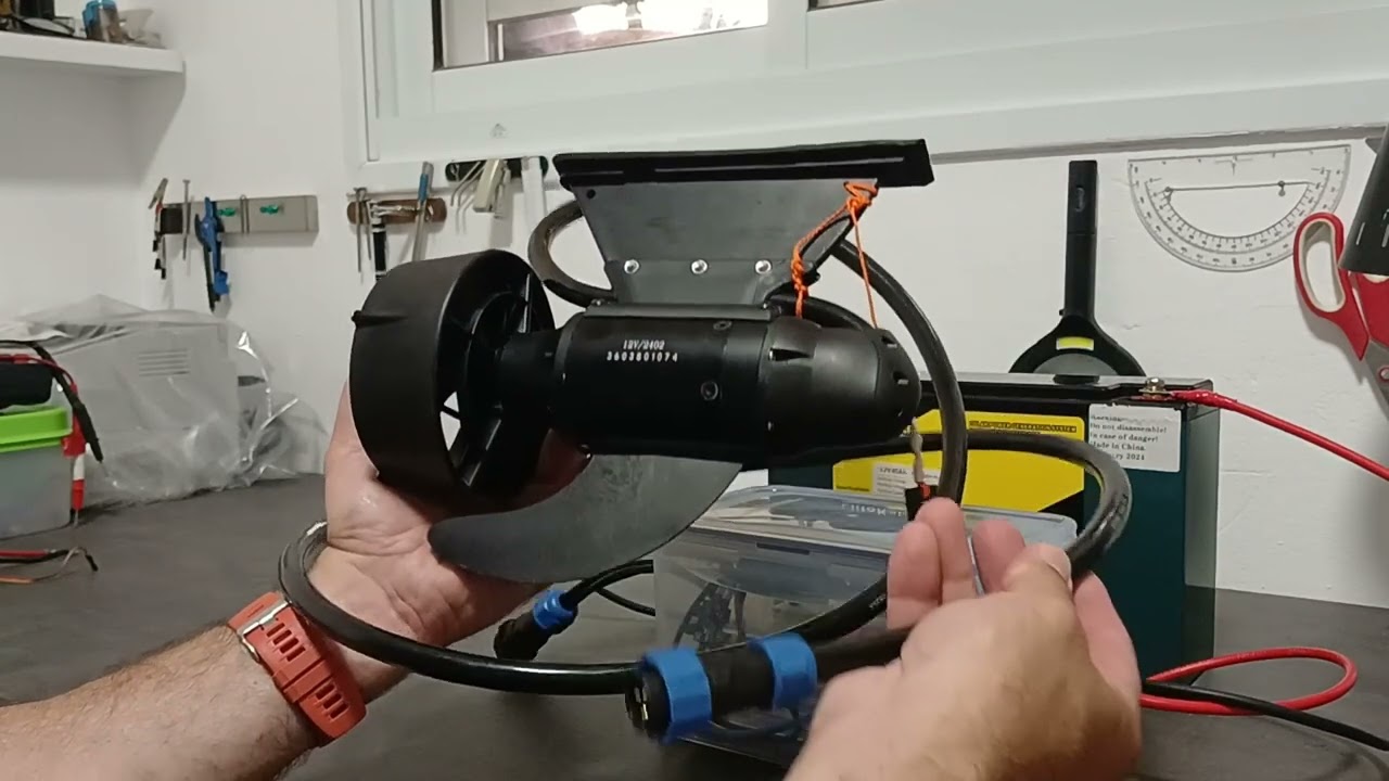 ⚡ Обзор электромотора KEDEAN 12V для морского каяка с парусом — распаковка и комплектация