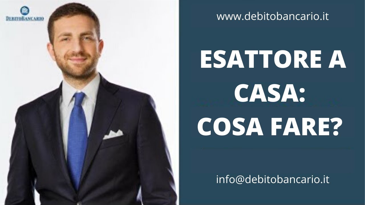 Cosa fare quando l'esattore del recupero crediti viene a casa?