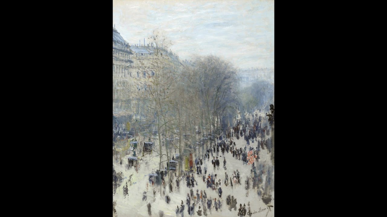Daily Art History: Boulevard des Capucines(1873) by Claude Monet