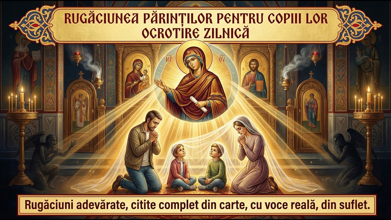 RUGĂCIUNEA PĂRINȚILOR PENTRU COPIII LOR (OCROTIRE ZILNICĂ)