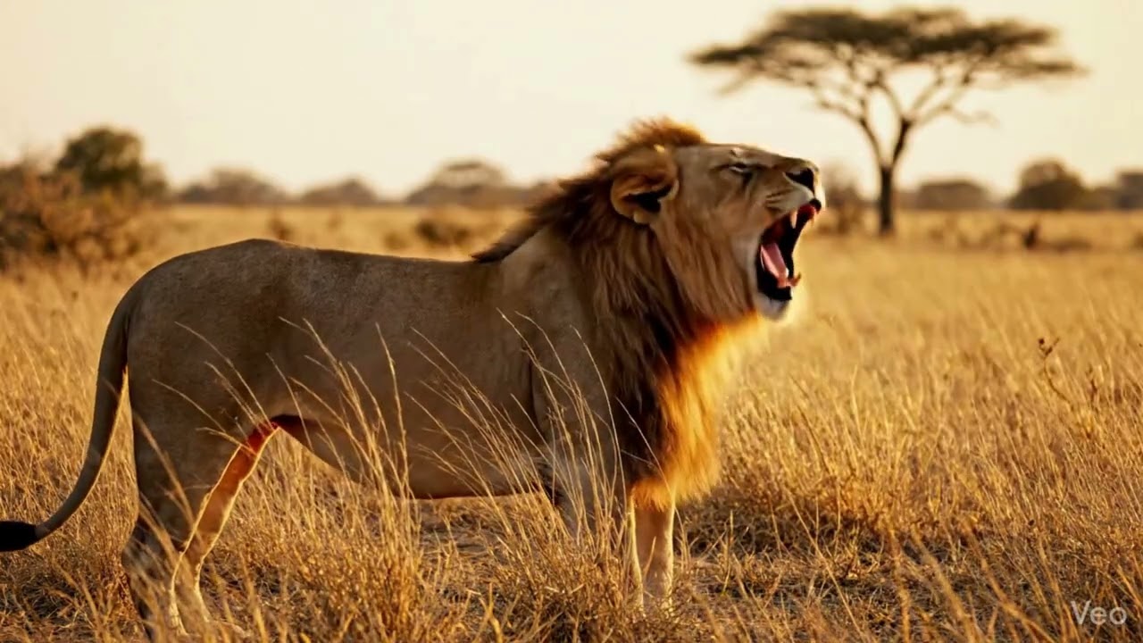 SAVANNA ASMR | 30 MINUTES OF LION SOUNDS & PEACEFUL AFRICAN AMBIENCE